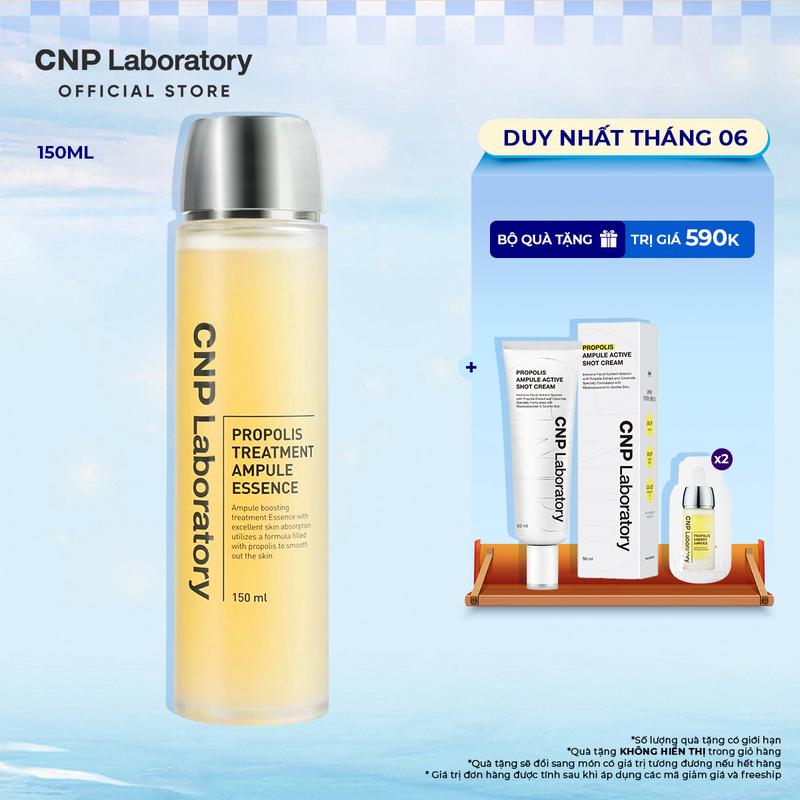 [CNP Laboratory Official]  Nước thần keo ong (tiền tinh chất) dưỡng ẩm và phục hồi CNP Laboratory Propolis Treatment Ampule Essence 150ml