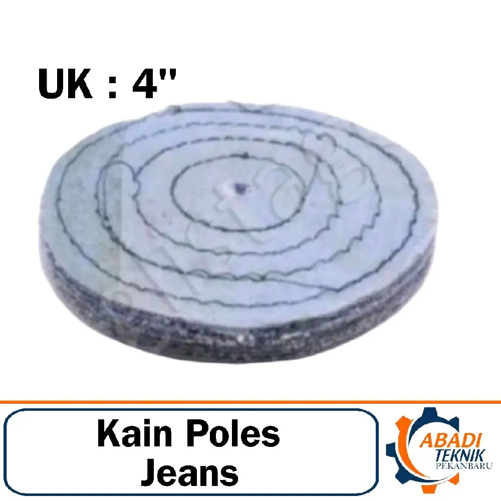 Kain Poles Jeans Biru 4 Inch Polishing Wheel Kain Poles Mata Gerinda 4" x 1 Cm