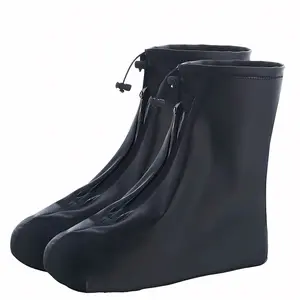 1 pasang sepatu hujan sarung sepatu anti air aksesori sepatu Shoes Covers Rain Waterproof Unisex Thick Shoe Rain Boots Outdoor Non-Slip Rainy Water proof shoes