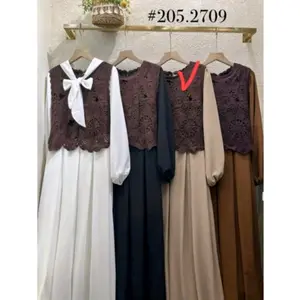 Dubai gamis gamis korean style gamis korea gamis vest gamis lebaran 2024 gamis pesta kondangan