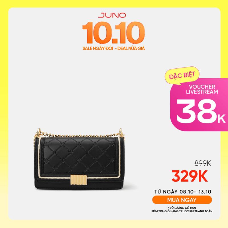 JUNO Túi Xách Nhỏ Dây Xích Hoạ Tiết Nautical - TXN815