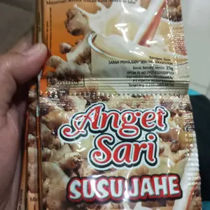 ANGET SARI WEDANG JAHE/SUSU JAHE/JAHE JERUK NIPIS 1 RENCENG ISI 10 SACHET