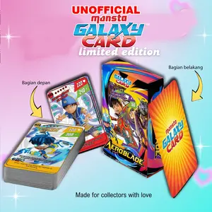 UNOFFICIAL KARTU/KAD MIX BOBOIBOY MONSTA GALAXY CARD (MGC) PREMIUM 25 SHEET