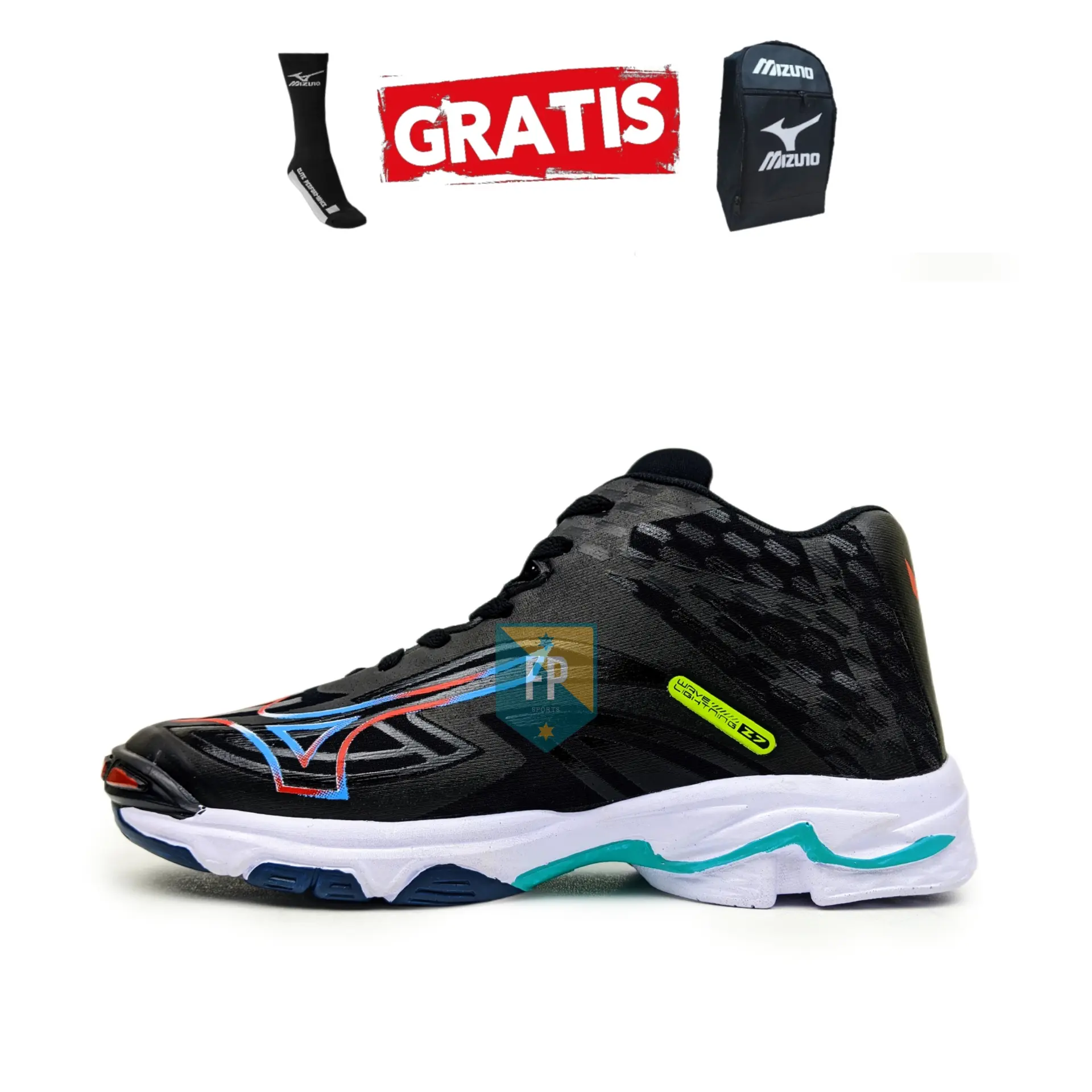 Sepatu voli mizuno wave lightning z 7 Terbaru pria dan wanita ukuran 36-43