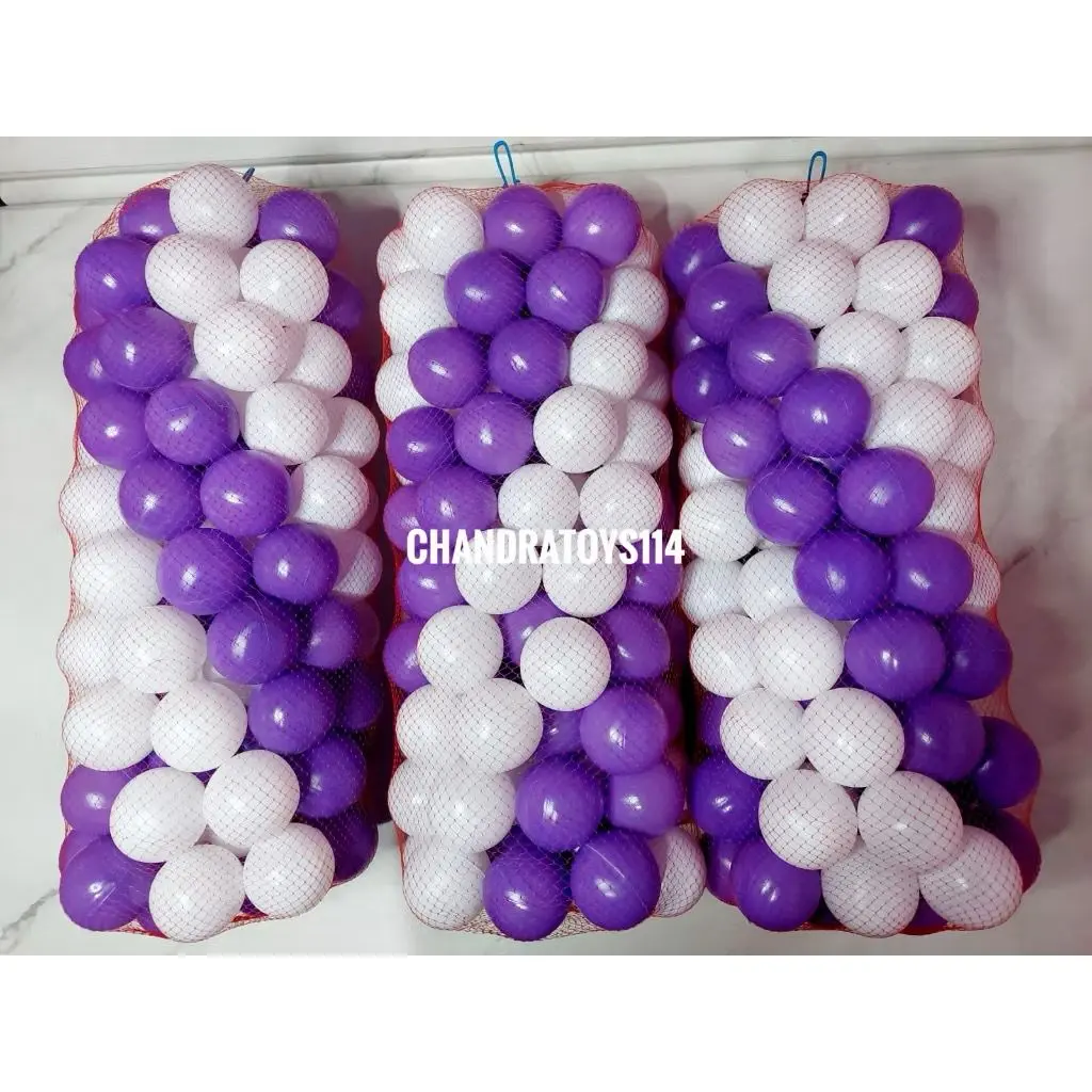 [PUTIH UNGU] MANDI BOLA ANAK ANAK ISI 100 Pcs BEST SELLER