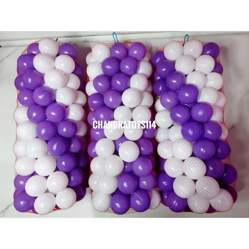 [PUTIH UNGU] MANDI BOLA ANAK ANAK ISI 100 Pcs BEST SELLER 0
