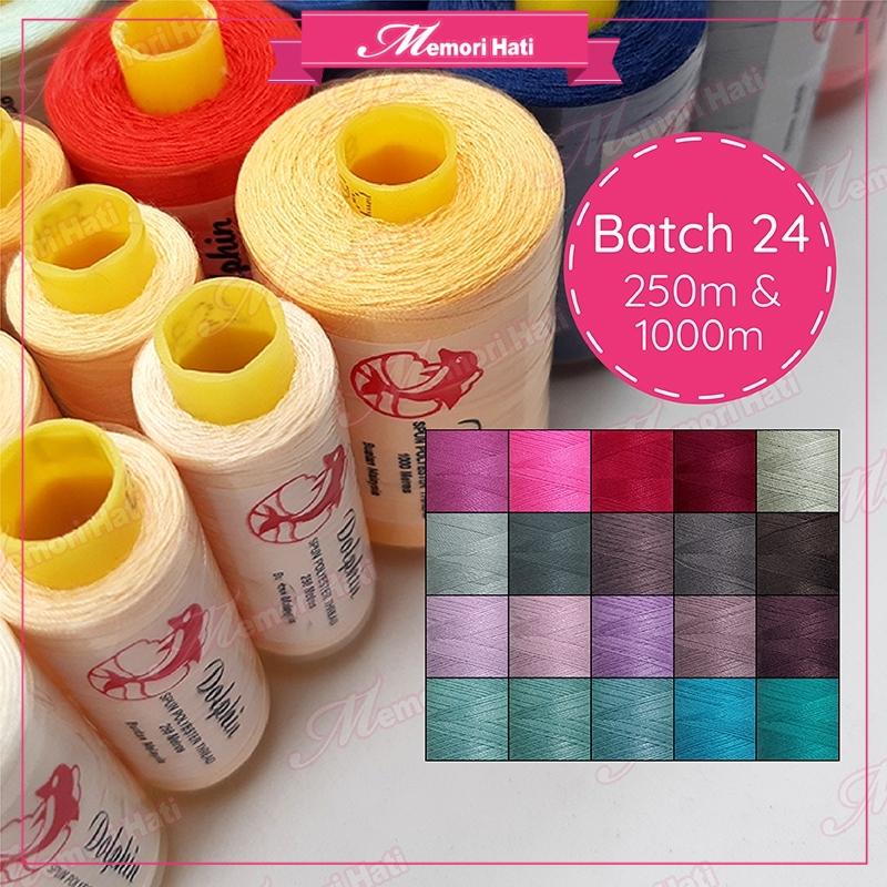 1pc 250m & 1000m DOLPHIN Sewing Threads / Benang Jahit Biasa - TikTok ...