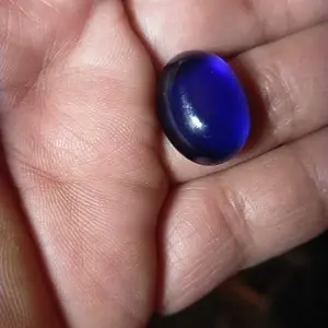 Batu Merah Siam / Merah Delima & Blue Safir Obsidian Kecil - Besar