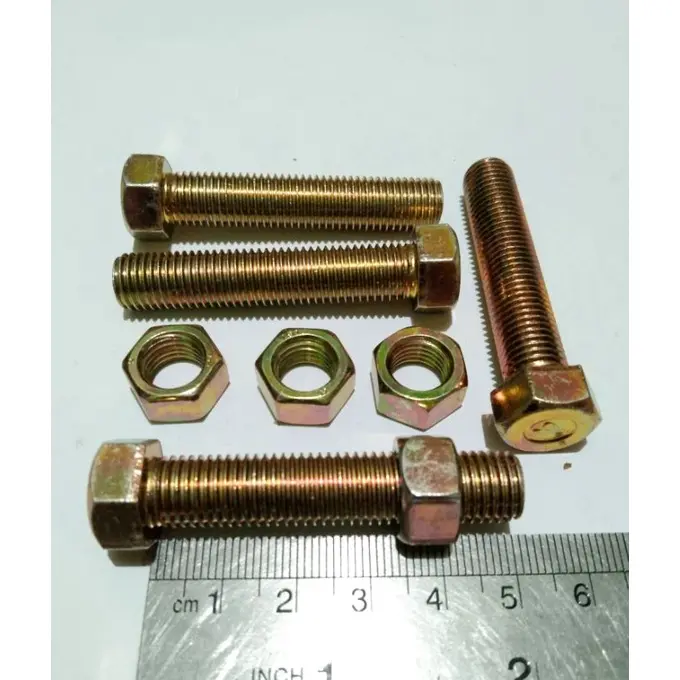 BAUT MUR KUNING HEX BMK M10 X 50 MM ( KUNCI 14 )