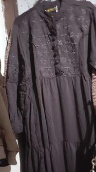 Product Review of Gamis Slavina Bordir Busui Kancing Muslim Wanita Simple Elegant Mayung Twill Nyaman Rempel Cantik from Y**i E** 2