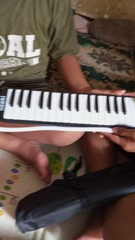 Product Review of TERMURAH Pianika OZAKI Alat musik tiup PIANICA untuk anak sekolah SD SMP SMA PIONIKA mainan anak kain softcase from k**a 0