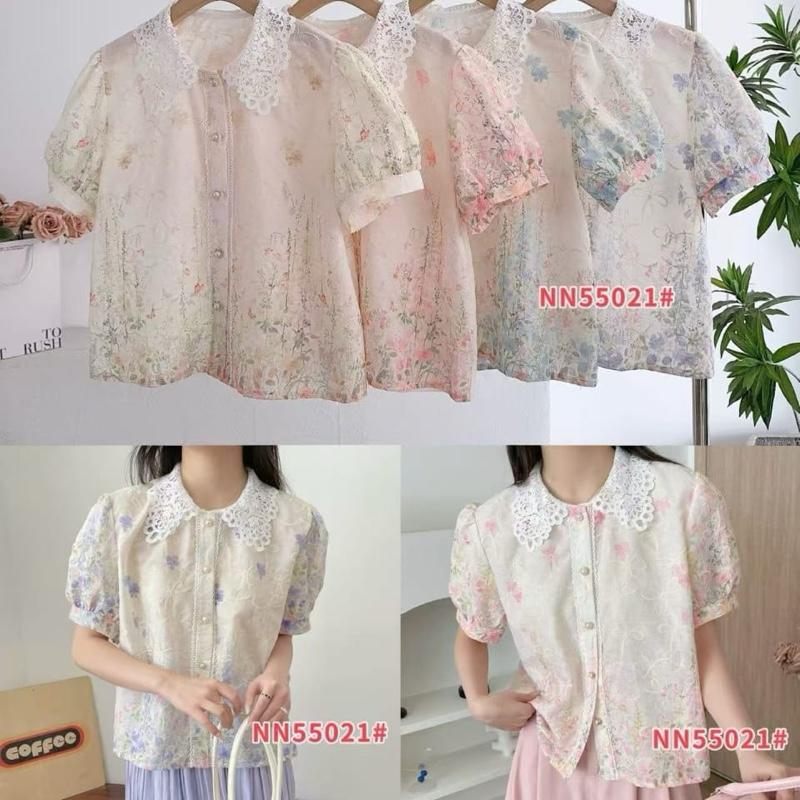BELOVIE - Crystia Top Fashion Import BKK Premium Bordir Tile Trendy 0