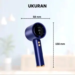 USB Mini Fan Kipas High-speed kipas kipas angin turbo portable Digital Display Adjustable Turbo kipas Fan USB Mini