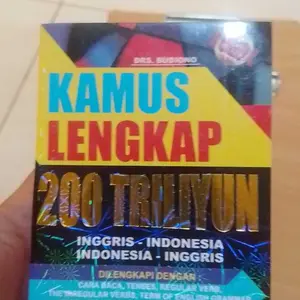 Buku KAMUS asli bahasa INGGRIS INDONESIA lengkap murah