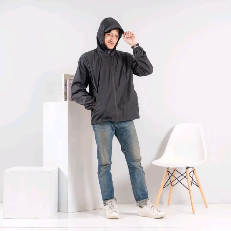 JAKET PERASUT GORPCORE ANORAK CARUMBY Windproof Waterproof Elegant Unisex Outdoorwear 0