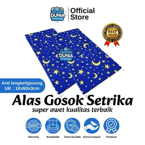 Alas setrika busa/gosok tebal 3cm anti lengket berkualitas Furniture Sarung