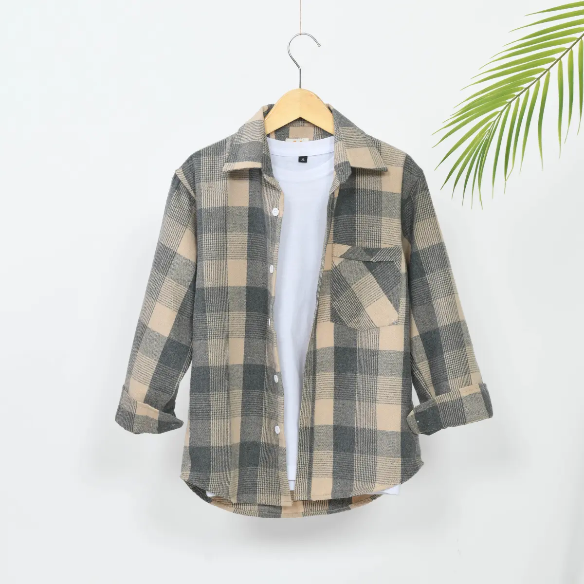 [BISA COD] Kemeja Flanel Anak Laki Laki & Anak Perempuan Distro Motif Kotak Terbaru Atasan Remaja 5-14 Tahun