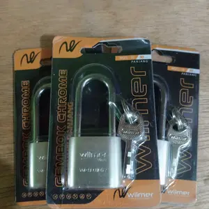 Gembok Pagar Panjang Pintu Rumah 30mm 40mm 50mm 60mm Anti Maling Karat Air Gudang Toko Rolling Door