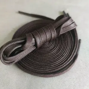 tali sepatu kulit, tali sepatu lilin gepeng,bradleys wax shoelace