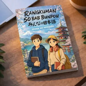 Rangkuman 50 Bab Bonpou & Kotoba Minna no Nihongo Buku Saku Ringkas & Praktis untuk Belajar Bahasa Jepang