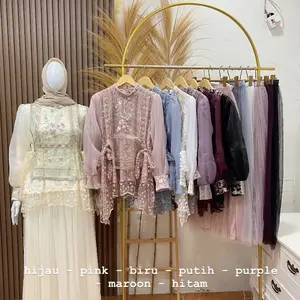 Girlbag.id2 / KLEVA Set Rok Pakaian / Set Rok Pakaian / Blouse BRUKAT / Rok Brukat