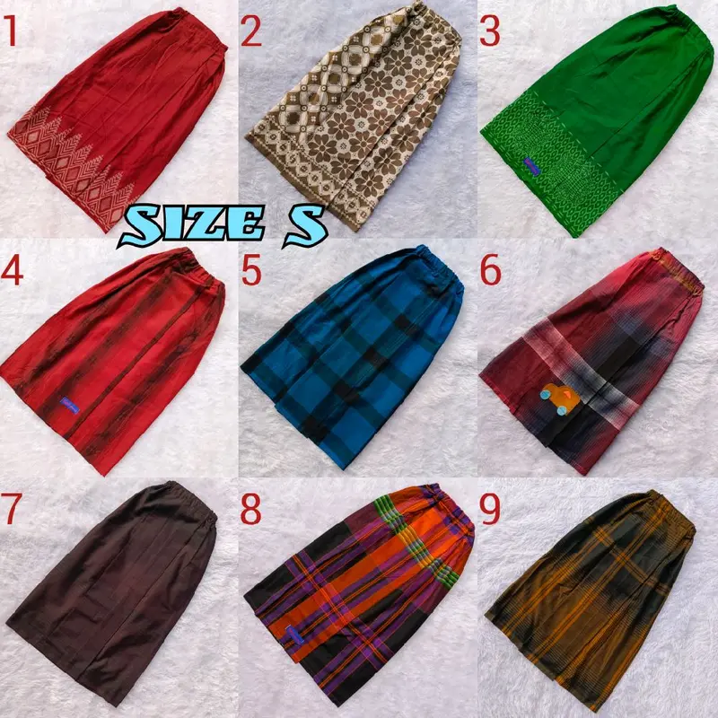 Sarung Instan Anak, sarung model rok, sarung praktis, sarung murah, sarung kekinian 6