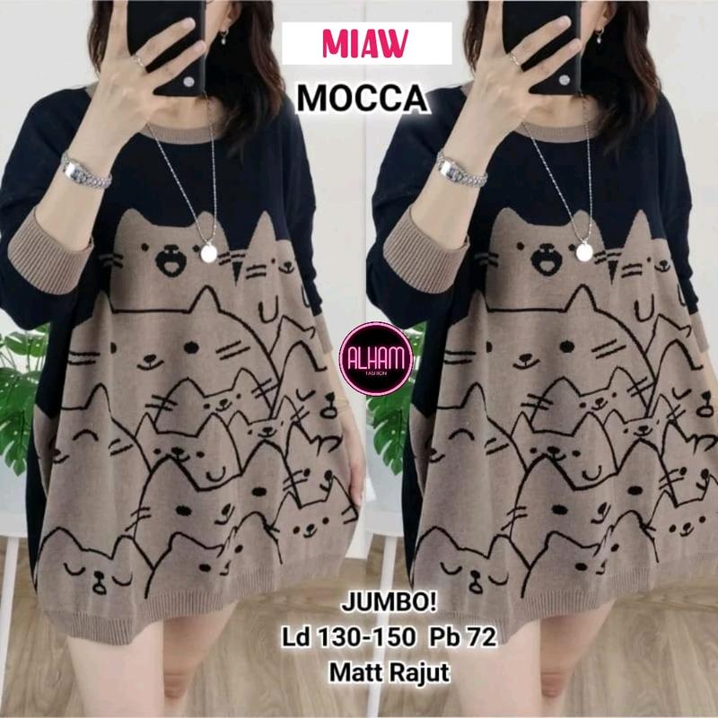 BLOUSE JUMBO WANITA LD 130-150 SIZE XXXL RAJUT IMPORT MOTIF TERBARU PAKAIAN WANITA BAJU ATASAN OVERSIZE LENGAN PANJANG Knitwear 3