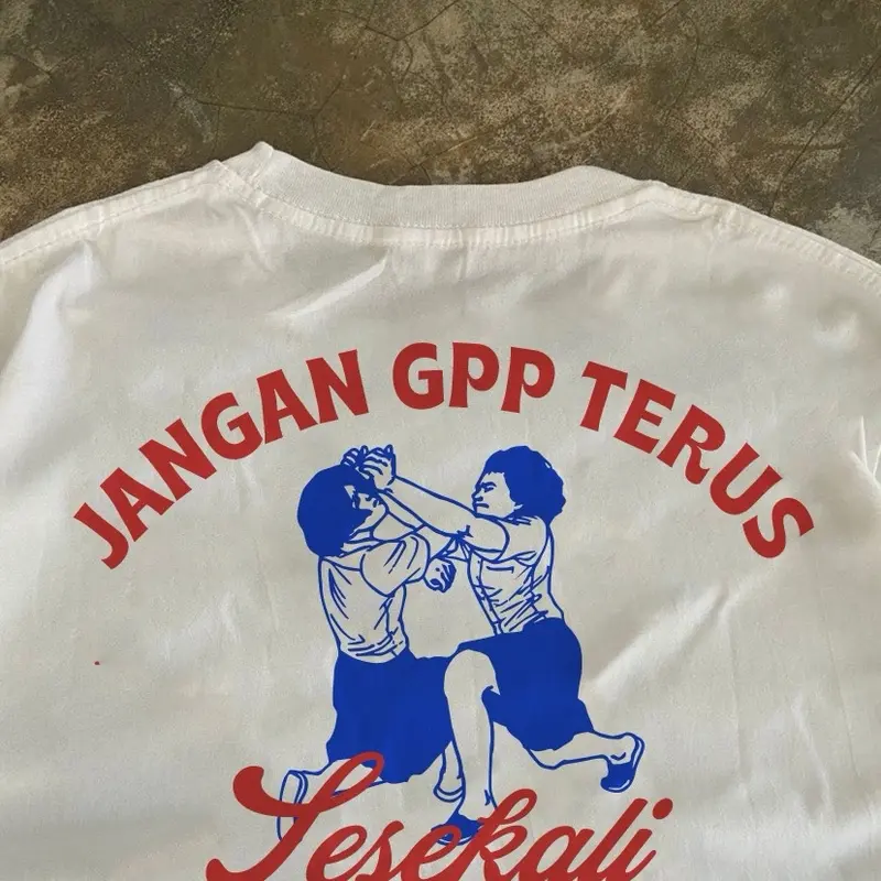 DIKSI DEEP - KAOS "JANGAN GAPAPA TERUS" - 20S 2