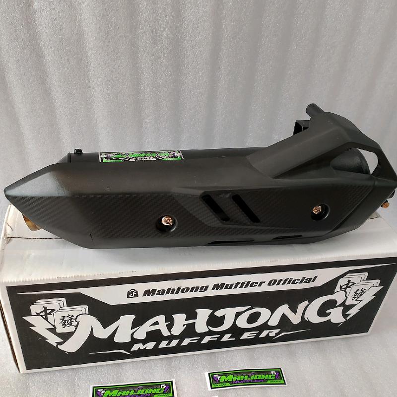 Knalpot SHIJIRO MAHJONG Muffler Saringan Setengah dan Bor Bor An Motor Beat Scoopy Vario Mio Nmax Aerox Pcx Dll - Kendaraan 4