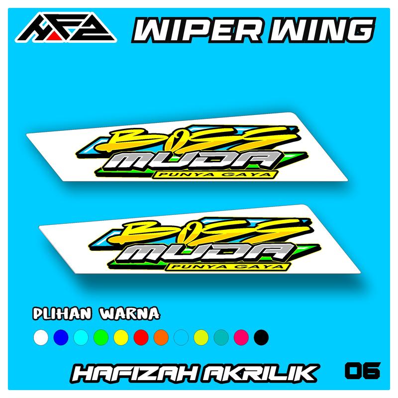 variasi wiper wing mobil truk dan pick up banyak pilihan warna kode006 2