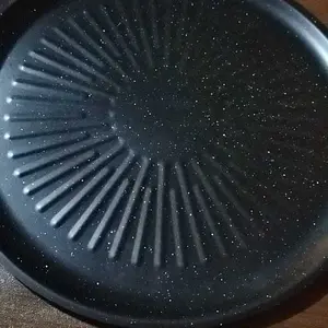 Grill Pan 32 CM Wajan Pemanggang Bulat Panggangan BBQ Anti Lengket Loyang tipis Kitchenware