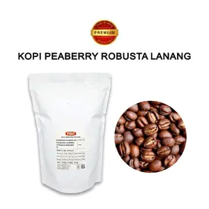 Kopi Robusta Lanang Peaberry 1kg 500gr 250gr Biji Kopi Bubuk Piko