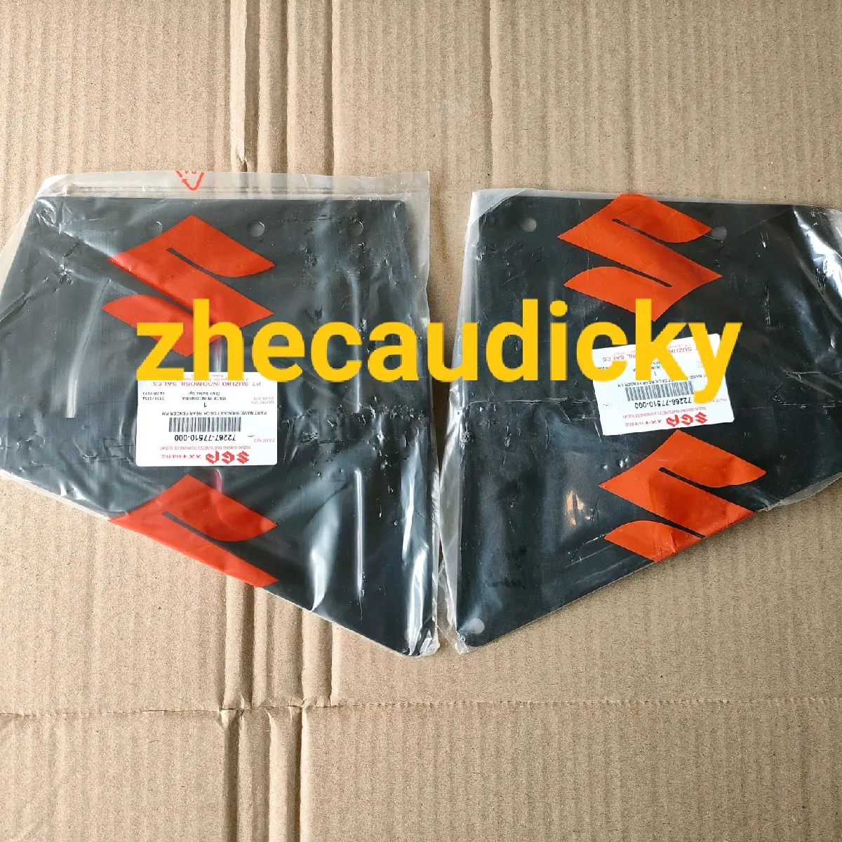 plat dudukan karpet ceret kepet lumpur belakang suzuki carry futura / t120ss original