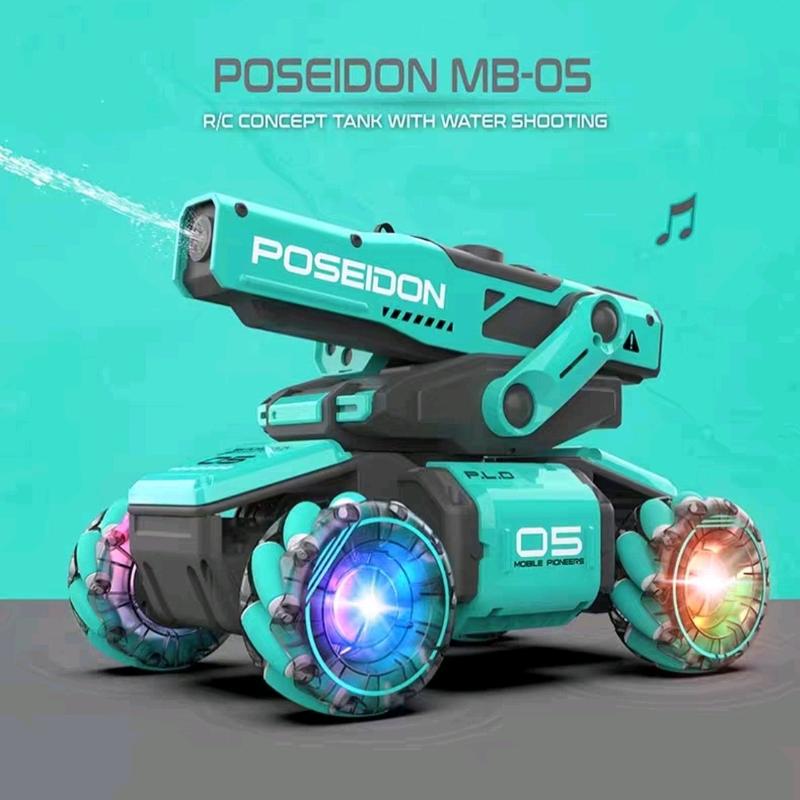 Water Shooting Remote Control Car/Remote Control Tank/Turret/Able To Rotate 360 Degree/Rc Toy/RC Tank 7
