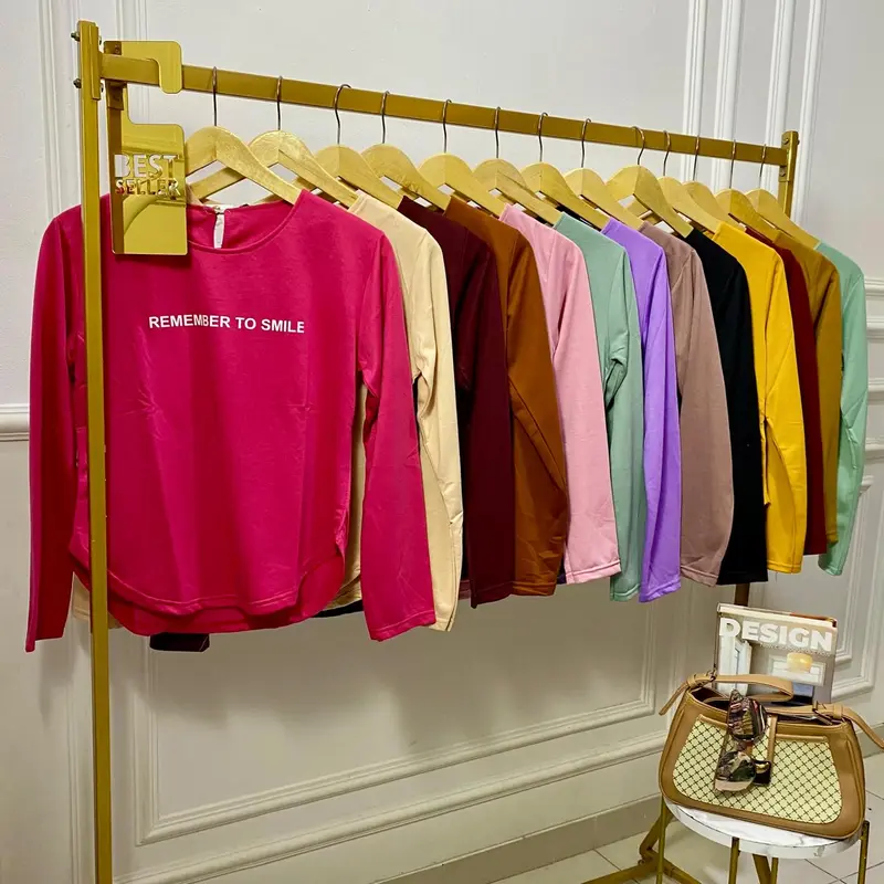 Atasan oblong wanita lengan panjang/kaos oval tangan panjang wanita/t-shirt/kaos wanita terbaru kekinian/kaos sablon wanita/atasan murah/ pakaian wanita/blus/shabhira16 6