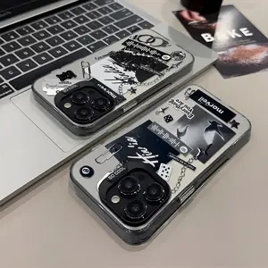 Softcase Hindia Hologram IMD black Untuk Hp Samsung A03S A05S A06 A13 A15 A16 A55 A35 5G 4G Terbaru Casing Hitam Silicone Case Handphone Silikon HA-6