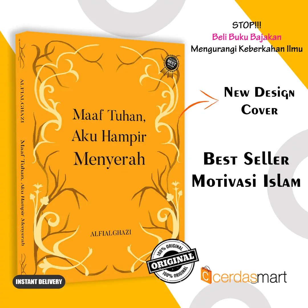 BUKU MOTIVASI ISLAM - BUKU ISLAMI - MAAF TUHAN AKU HAMPIR MENYERAH By @alfialghazi Buku Motivasi