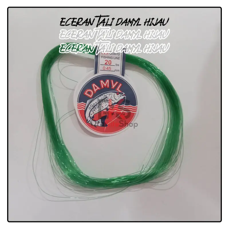 ECERAN Tali Senar DAMYL Hijau 2