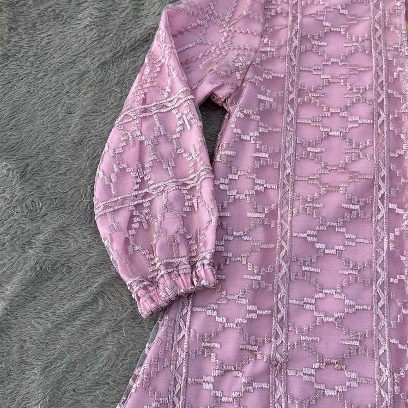 Ling tunik brukat renda by hmf 3