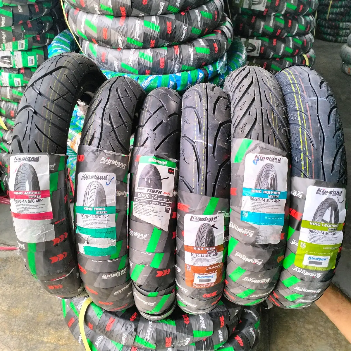 Ban Tubeless Matic Kingland 90/90 14 Asli 100% untuk Vario, Beat, Spin, Nex, Scoopy Lama - Motorcycle