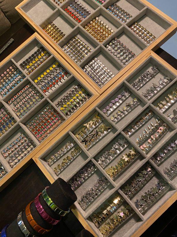 Symamu - Italian Bracelet Reguler Flower edition Gelang Titanium Anti Karat Symamu - Italian Bracelet Reguler Flower edition Gelang Titanium Anti Karat