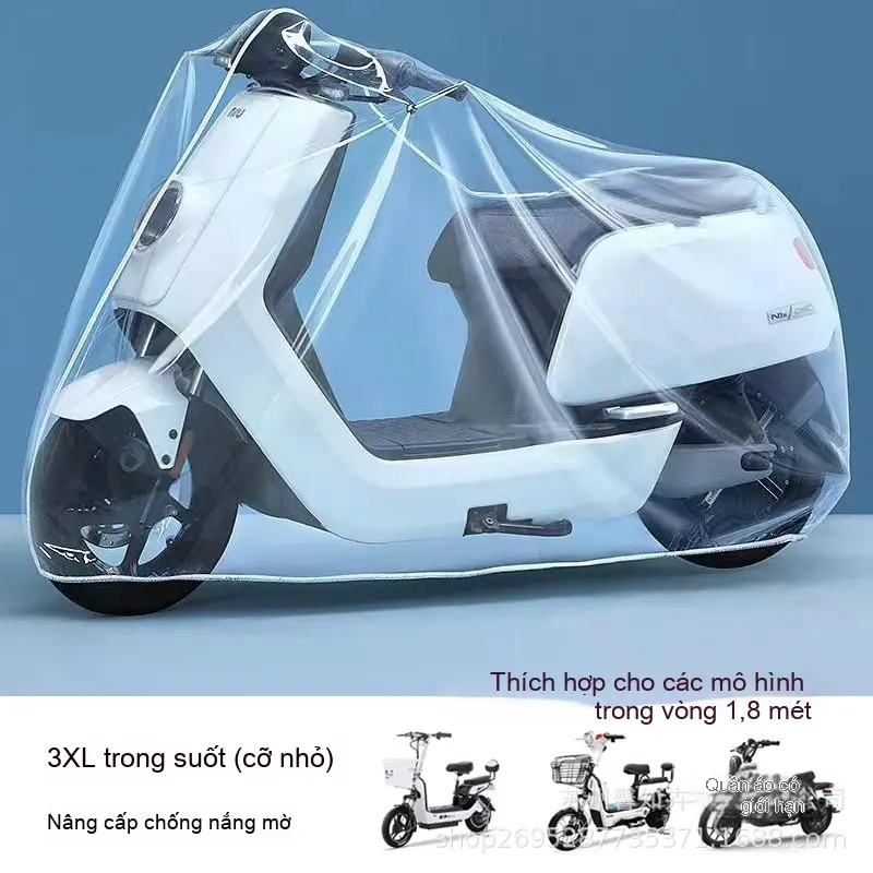 Chống nắng, chống mưa, chống bụi, che mưa, che bụi, che chống nắng, thích hợp cho xe đạp, thích hợp cho xe máy, thích hợp cho xe điện, 1.8m 2.2m