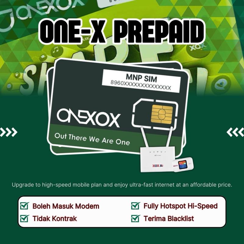 ONEXOX Prepaid Trial Pack Simkad Highspeed Internet Panggila - TikTok ...