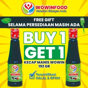 [BUY 1 GET 1 FREE] Kecap Manis Wowin 192gr - Free Wowin 192gr [SL]