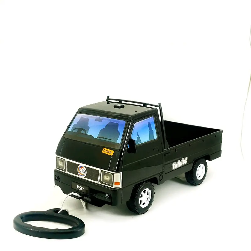 Mainan Anak Mobil Pick up L300 Bisa Bunyi Telolet Basuri Dan Nyala lampu Led Kedap-Kedip DT07 Plastik Toys 1