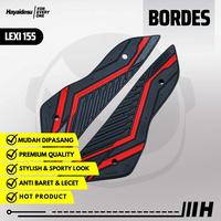 Gambar Hayaidesu Floor Step Boardrest Karpet Motor LEXI 155 Bordes -  Premium Quality - MERAH dari Hayaidesu Indonesia Kab. Tangerang 1 Tokopedia