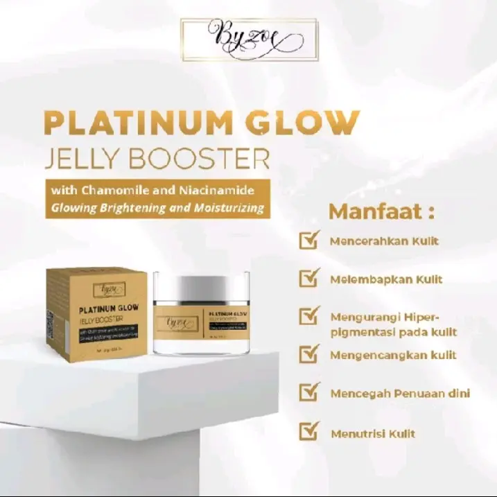 [OFFICIAL] Ready Stock! Byzoe Platinum Glow Jelly Booster Glowing 1