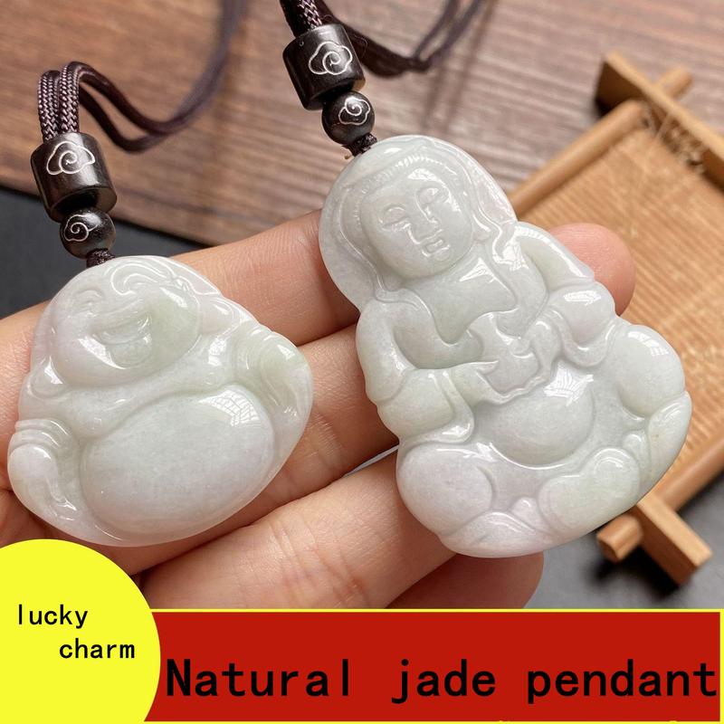 Product Introduction of Mặt Dây Chuyền Quan Âm, Cấp A, Ngọc Bích Tự Nhiên, Ngọc Bích Myanmar, Thích Hợp Cho Cặp Đôi Như Lai, Đặc Biệt Chính Hãng 0