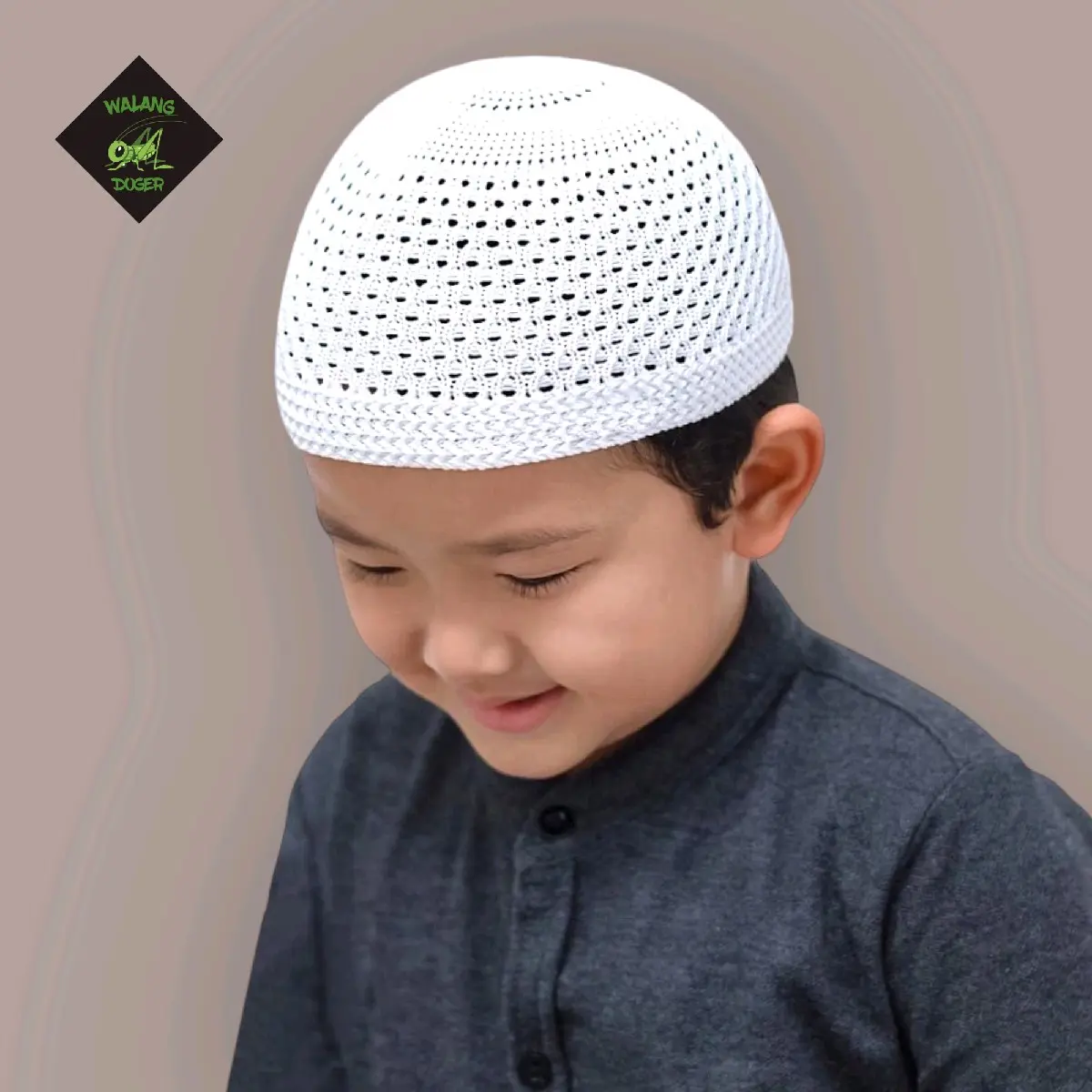 Peci Rajut Anak Usia 1-13 Tahun - Kopiah Muslim untuk Hadiah dan Sumbangan
