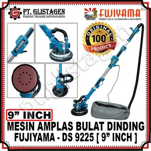 FUJIYAMA DS9225 Mesin Amplas Sander Dinding Elektrik 9" inch Drywall Sander Self Vacuum LED 220mm 9" inch 900W DS 9225 DS-9225 DS9225 ORIGINAL FUJIYAMA